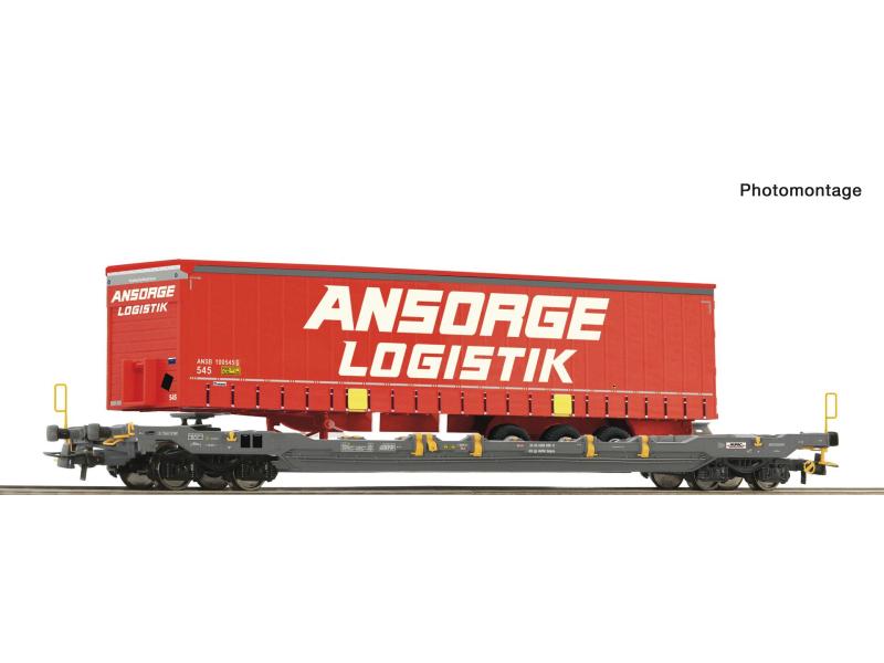 ROCO 6600222 Hupac carro portacontainer T5,