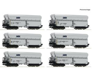 ROCO 6600220 -GATX Selbstentladewagen, 6 tlg. - Ansicht 1
