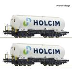 ROCO 6600233 SBB Silowagen Set, Holcim