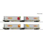 ROCO 6600323 Coop Doppeltaschen-Gelenkwagen T2000