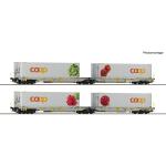 ROCO 6600322 Coop Doppeltaschen-Gelenkwagen T2000