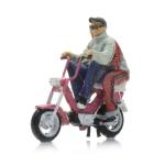 ARTITEC 387.679 Pärchen auf Gilera Moped, H0
