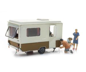ARTITEC 387.726 DDR Wohnwagen / Camping, H0 - Detailansicht 2