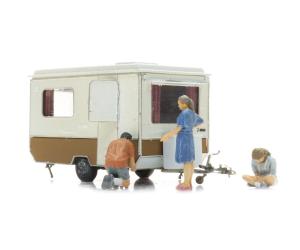 ARTITEC 387.726 DDR Wohnwagen / Camping, H0 - Detailansicht 3