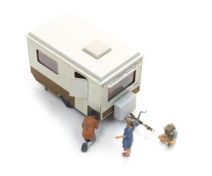ARTITEC 387.726 DDR Wohnwagen / Camping, H0 - Detailansicht 4