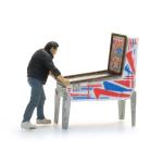 ARTITEC 387.694 Flipperkasten mit Spieler, H0