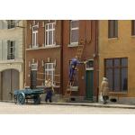 ARTITEC 5870129 Fensterputzer auf der Leiter, H0