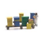 ARTITEC 387.477  Bienenstöcke mit Imker, H0