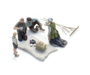 ARTITEC 5870147 Bauern machen Mittagspause