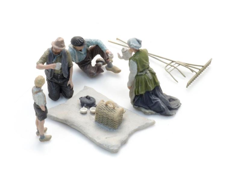 ARTITEC 5870147 Bauern machen Mittagspause