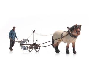 ARTITEC 387.392 Pferd und Pflug, H0