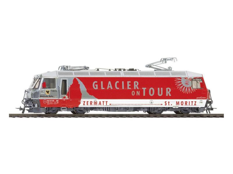BEMO 1459 161 RhB Ge 4/4 III 651 'Glacier on Tour' ACS
