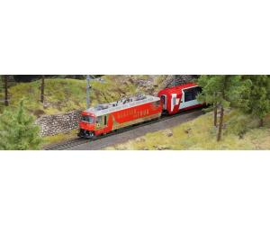 BEMO 1459 161 RhB Ge 4/4 III 651 'Glacier on Tour' ACS