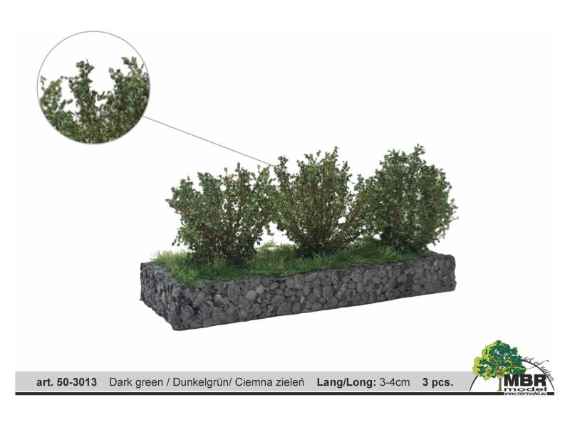 MBR 50-3013 Mittelgrosse Büsche dunkelgrün