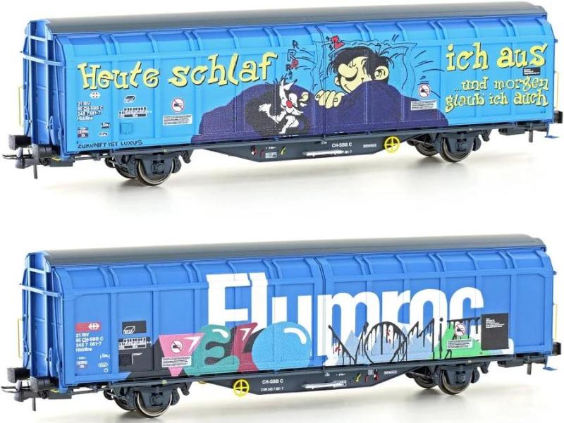 Hobbytrain 45103 SBB Schiebewandwagen Hbbillns, H0