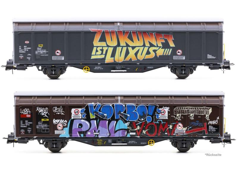 Hobbytrain 45104 SBB Schiebewandwagen Hbbillns, H0
