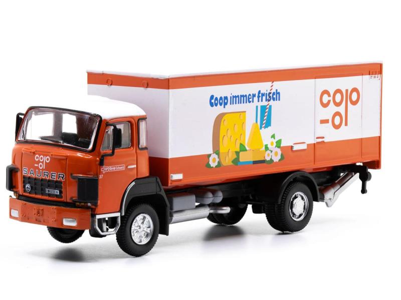 ACE 2387 Saurer D290B F4x2 Frigo Coop mit Käse Reklame