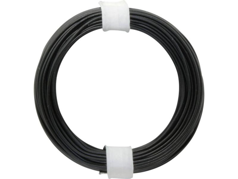 MAO 7166 Câble noir ø - 0.14 mm2
