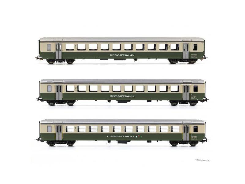 PIKO 96775 SOB Personenwagen- Set EW I 2. Klasse, DC