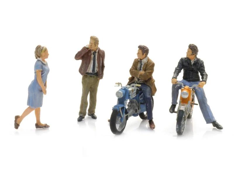 ARTITEC 5870160 Halbstarke auf Zündapp-Mopeds