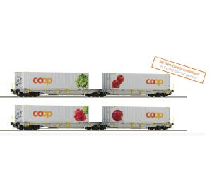 ROCO 6600322 Coop Doppeltaschen-Gelenkwagen T2000 - Ansicht 1