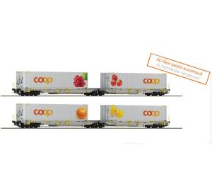ROCO 6600323 Coop Doppeltaschen-Gelenkwagen T2000