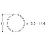 Roco 40070 Haftreifen 12.9 / 14.6 mm H0