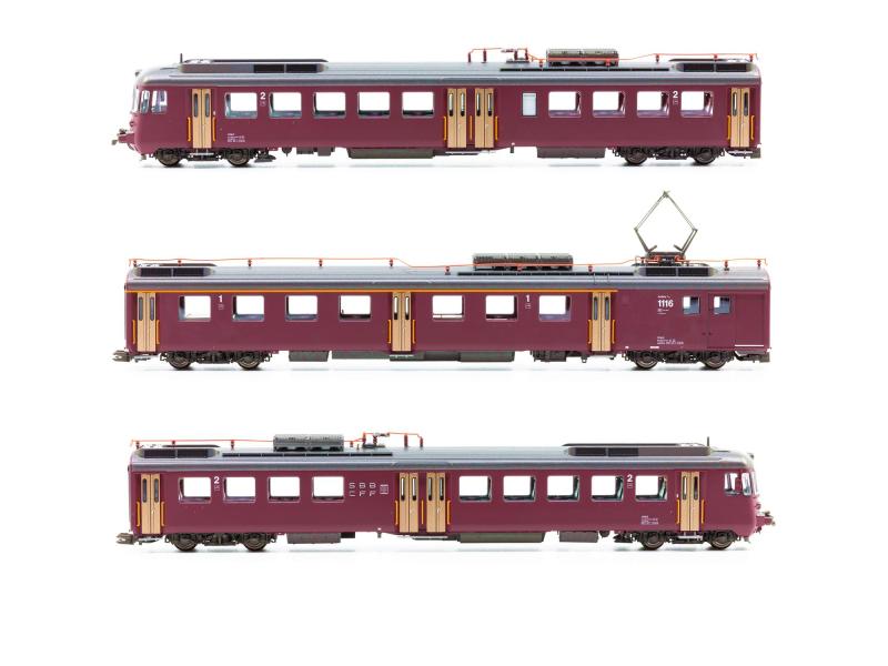 PIKO 97259 SBB Triebzug RABDe MIRAGE, rot ACS