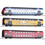 TILLIG 70038 SBB ZVV Doppelstockwagenset (ACD) - Ansicht 1