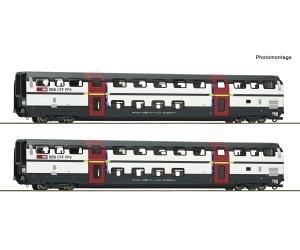 ROCO 6200215 SBB IC2000 Doppelstockwagen- Set 1. Klasse