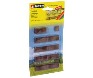 NOCH 13080 Gartenzaun, handbemalt H0