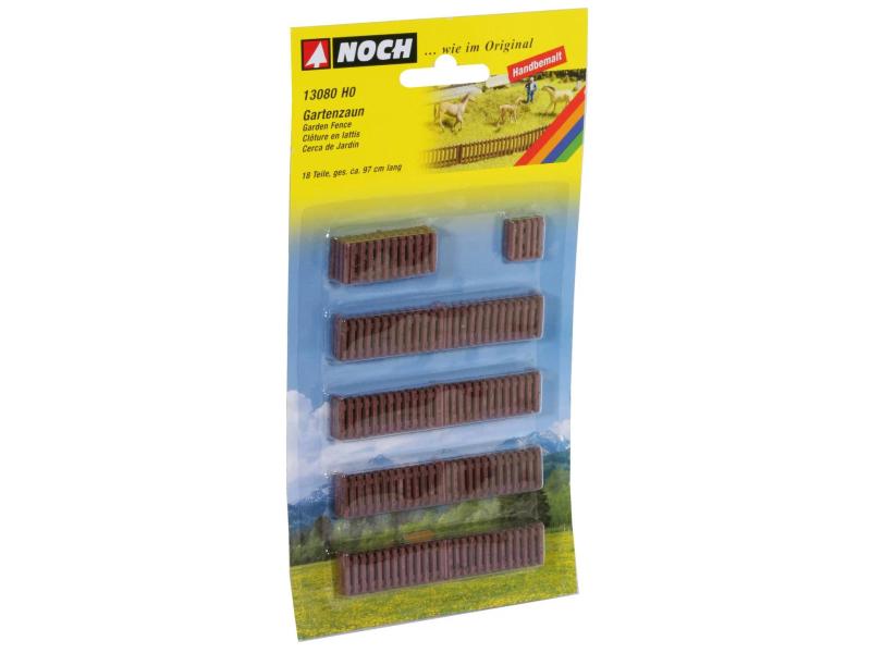 NOCH 13080 Gartenzaun, handbemalt H0