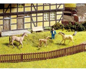 NOCH 13080 Gartenzaun, handbemalt H0