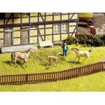 NOCH 13080 Gartenzaun, handbemalt H0