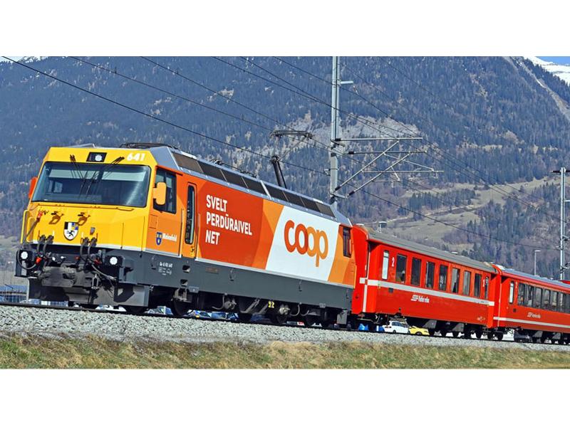 BEMO 1759181 RhB Ge 4/4 III 641 Werbelok 'Coop'  DCS
