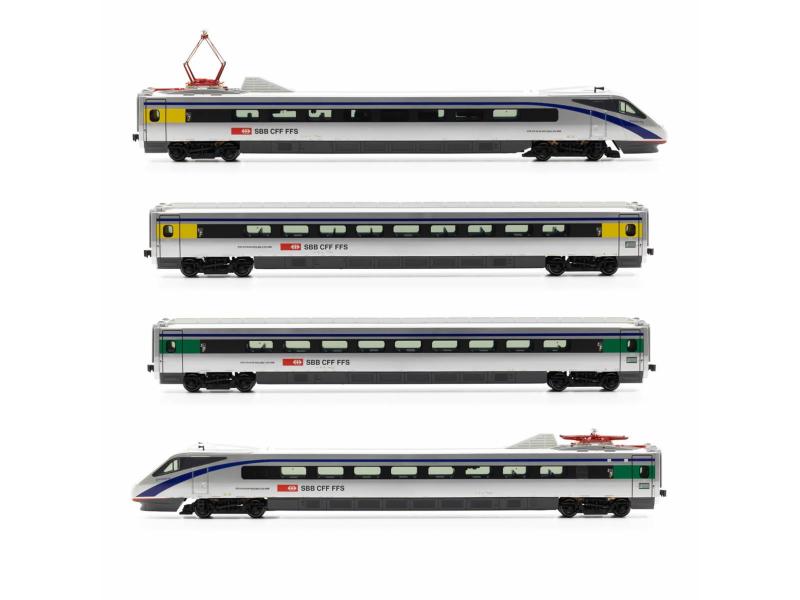 RIVAROSSI 2964S SBB E-Triebzug ETR 470, 4 pezzi, DCS
