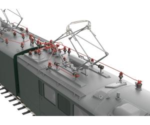 Märklin 55814 SBB-Elektrolok Ae 8/14 Nr. 11852 'Landi-Lok' - Detailansicht 3