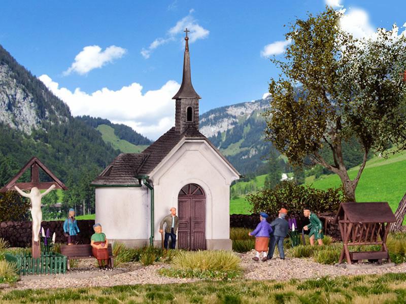 KIBRI 39780 H0 Kapelle mit Zubehör, H0