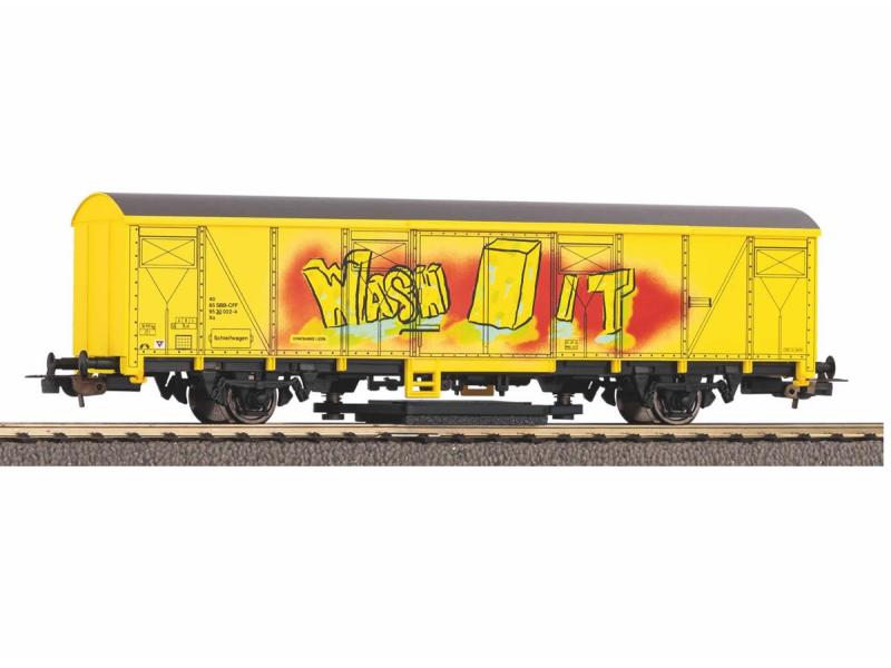 PIKO 56309 Schienenreinigungswagen- Graffiti für H0
