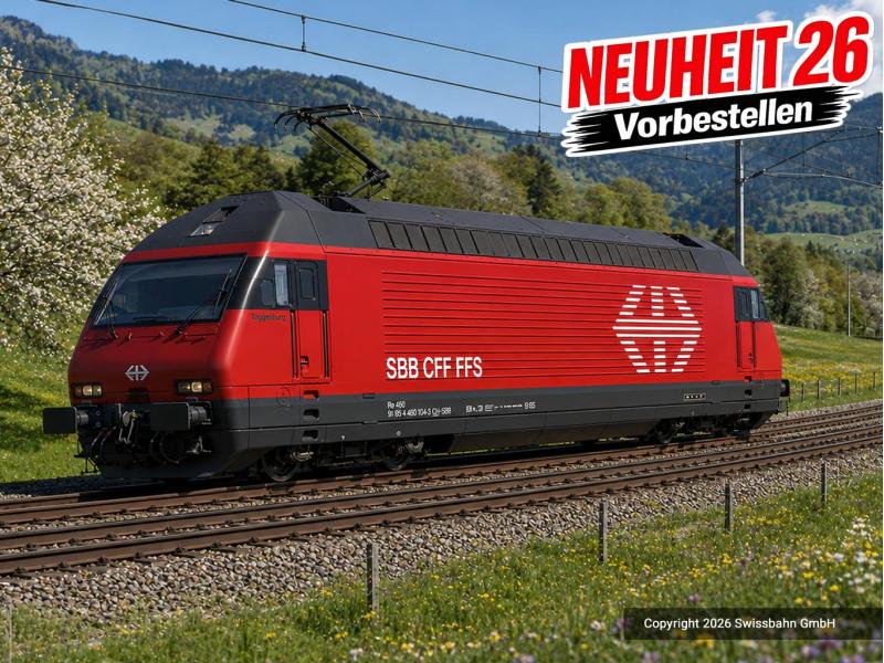 MÄRKLIN 39469 SBB Elektrolok Re 460 'Toggenburg'