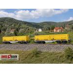 ESU 36602 DB Containertragwagen-Set, Sgmmns H0 - Ansicht 1