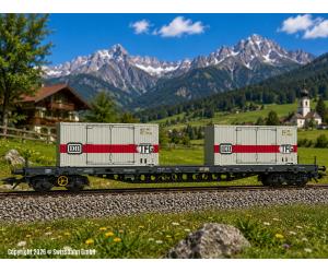 MÄRKLIN 47048 DB Container- Tragwagen Sgs 693