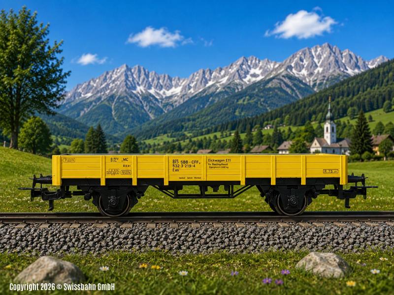 Märklin 4471 DB Niederbordwagen -gelb H0