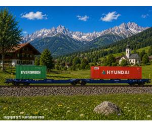 MÄRKLIN 47474 Doppel-Taschenwagen Sdggmrss