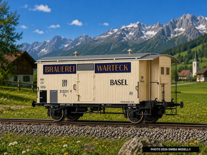 BRAWA 47877 SBB K2 Warteck Bier K2 (AC)