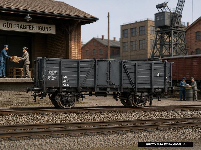 BRAWA 48445 Wagon de marchandises GTMK NS, Ép. III