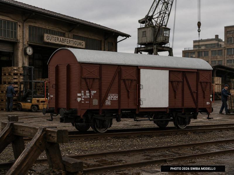 BRAWA 50121 SBB K4 - GS, Güterwagen (AC)