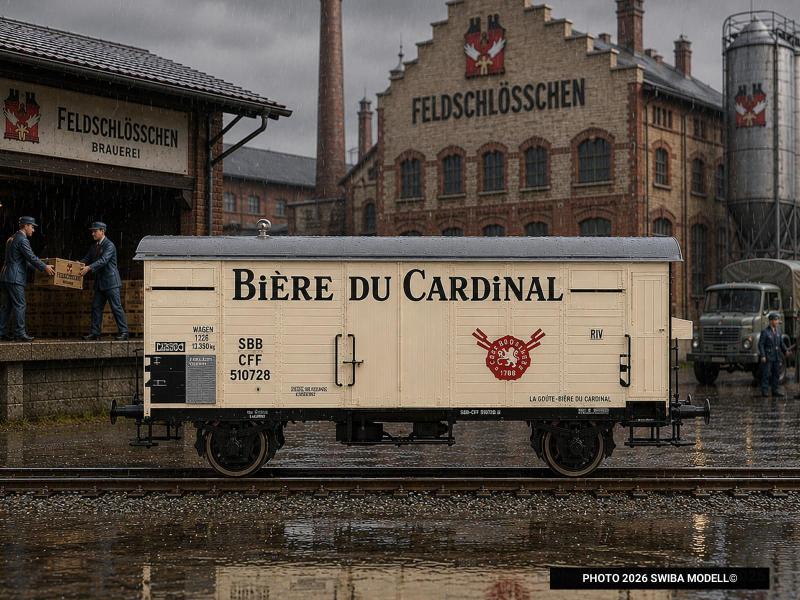 BRAWA 47883 SBB K2 Cardinal- Bier K2 (AC)