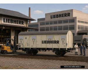 BRAWA 47282 DB Gedeckter Güterwagen Gbs 245, Liebherr - Detailansicht 2