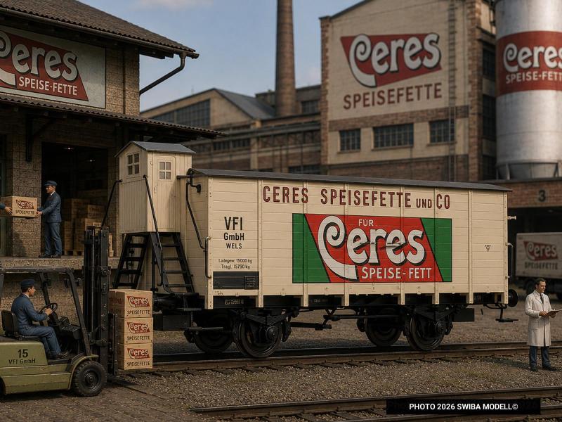 BRAWA 49757 Carro merci Ceres anni '50 (ferrovia in...